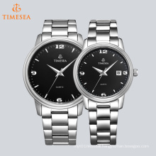 Casual Unisex Quartz Watch Business Wrist Stainless Steel Watch 70039